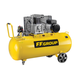 FF GROUP BELT DRIVEN PROFESSIONAL AIR COMPRESSOR 4HP 10BAR 150L AC-B 1504MC PRO 46590 FF GROUP ΑΕΡΟΣΥΜΠΙΕΣΤΗΣ ΕΠΑΓΓΕΛΜΑΤΙΚΟΣ ΜΕ ΙΜΑΝΤΑ  4HP 10BAR 150L AC-B 150/4MC PRO 46590